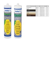 beko Gecko Hybrid POP 310ml sigillante flessibile adesivo di montaggio vari colori