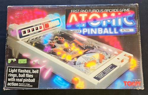 Tomy atomic pinball tabletop - tomy,