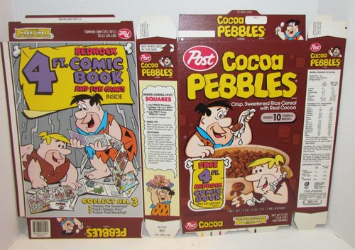 Scatola cereali ciottoli cacao