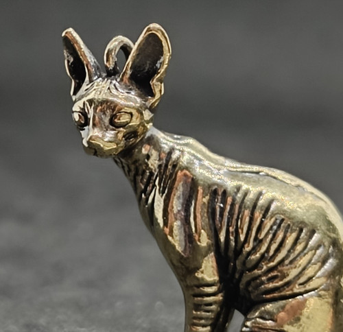 Ciondolo miniatura gatto - in,