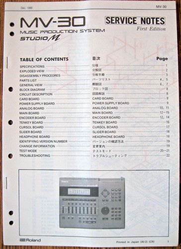Roland modulo sequencer - mv-30,