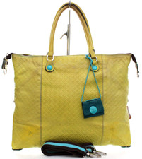 Borsa in pelle stampata ad intreccio GABS G 3 made in Italy