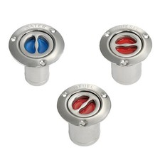 Tappo imbarco dritto per serbatoio barca, acqua diesel carburante, acciaio inox