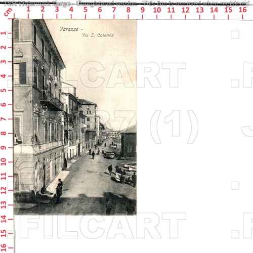 J7337 savona varazze 1915 via - j7337,