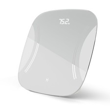 Bilancia digitale pesa persone con display a LED moderna in vetro 180kg