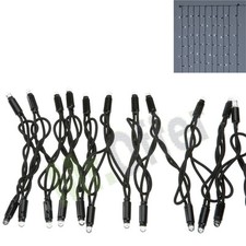 Tenda luminosa led impermeabile con 100 luci bianche tende luminose a cascata 