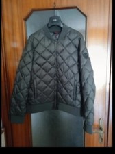 Bomber verde scuro trapuntato con maniche lunghe Mistral donna
