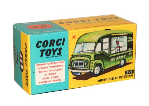 Corgi toys boîte box repro