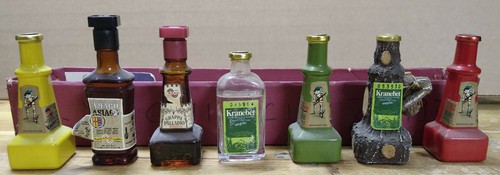 Vintage bottigliette liquori - vintage,