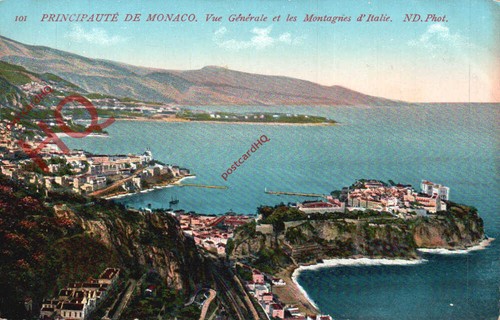 Picture postcard monaco - picture, postcard,