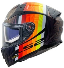 LS2 - CASCO MOTO INTEGRALE VECTOR II FREEDOM FF811 - NERO/ROSSO/ARANCIONE/GIALLO