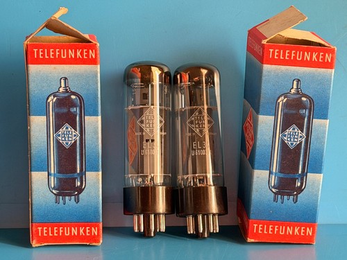 El34 telefunken getter - 2x,