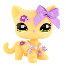 Gatto a pelo corto LPS giocattolo per bambina playset figura animale da collezione regalo bambino