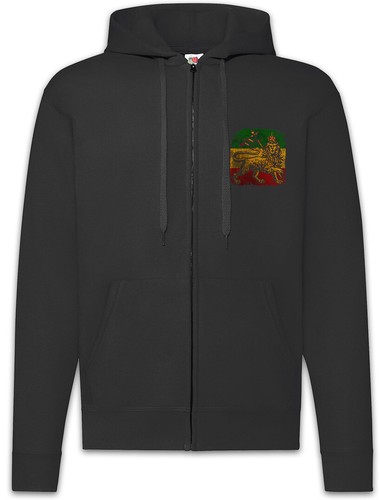 Felpa con cappuccio zip lion - felpa,