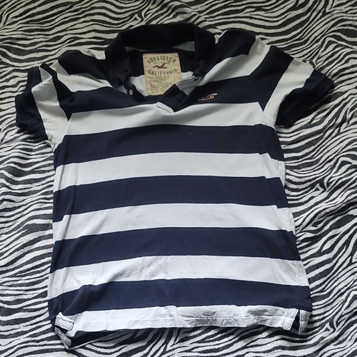 Polo uomo hollister blu - polo,