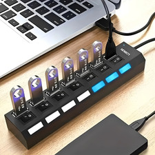 Hub USB 2.0 4/7 Porte Alta