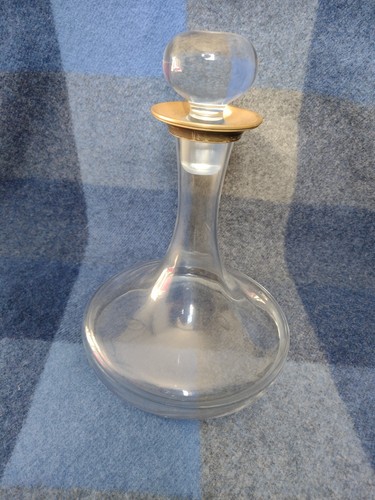 Decanter navi collare argento