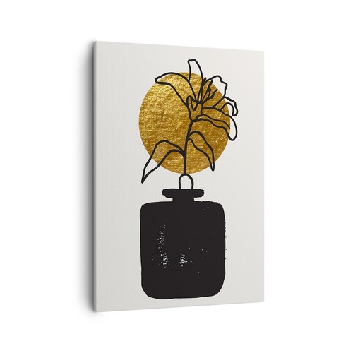 Quadro tela 50x70cm vaso - quadro,