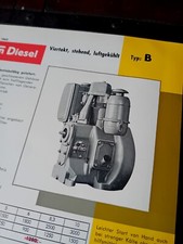 FARYMANN MOTORE B MOTOREN ENGINE MOTEUR Brochure Tecnica Originale 1965