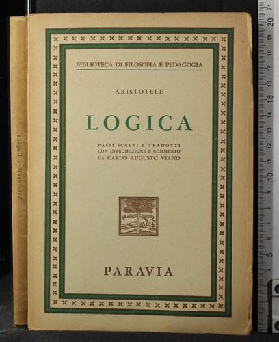 Logica aristotele paravia - aristotele., paravia.