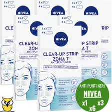 CLEAR-UP STRIP NIVEA ANTI PUNTI NERI ZONA T CEROTTI IMPURITA' LIBERA PORI VISO