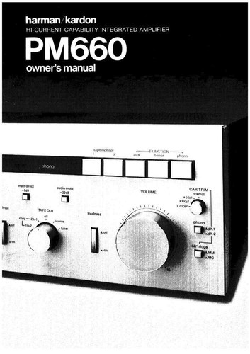 Harman kardon 660 - harman, pm-660
