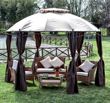 GAZEBO  ACCIAIO ESAGONALE