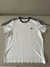 adidas Essentials Single Jersey 3-stripes Tee Maglietta a maniche L