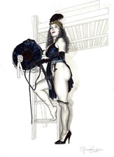 GIOVANNA CASOTTO - Tavola originale Burlesque (formato gigante)