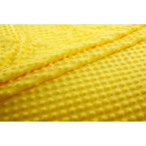 Tessuto peluche minky giallo - peluche,
