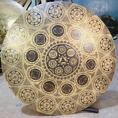 Gong piatto tibetano 16 - tibetano, da