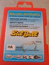 KIT 4 BULLONI ANTIFURTO AUTO Alfa Romeo, Chrysler, Mazda,Opel,Rover,Volvo,Wartbu