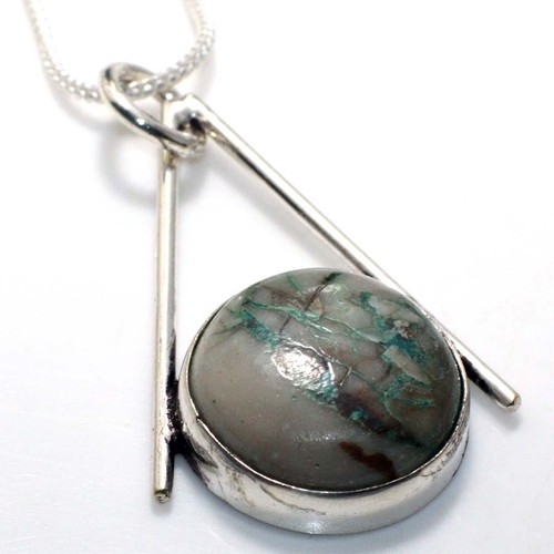 Collana crisocolla argento 925 - argento,