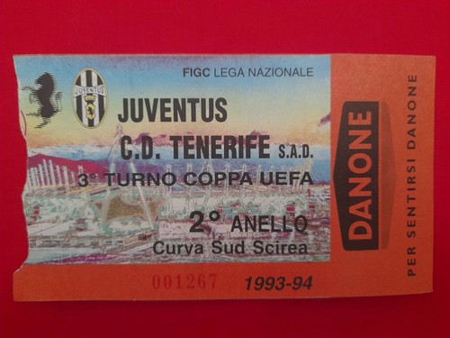 Biglietto ticket juventus d - biglietto/ticket, c.d
