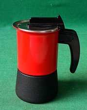 RARA CAFFETTIERA MISS LAVAZZA I TUOI CAMPIONI MILAN 2 TZ INOX BY BALZANO. DA66