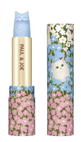 Rossetto blu forma gatto - rossetto, a