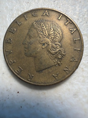 1957 italy lire - lire, coin