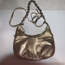 Borsa Gianni Chiarini Firenze tracolla donna classica borsa Sophia secchiello oro.
