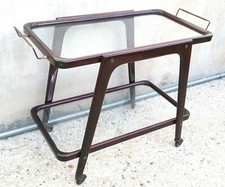 CARRELLO BAR PORTA VIVANDE / LIQUORI ANNI 50 STILE CESARE LACCA - CARLO MOLLINO