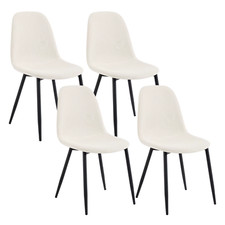 4 Pz/Set Sedie Da Pranzo Scandinave Sedie Da Cucina Moderne in Velluto a Coste C