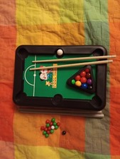 Miniatura biliardo ,carambola e goriziana, ottime condizioni 