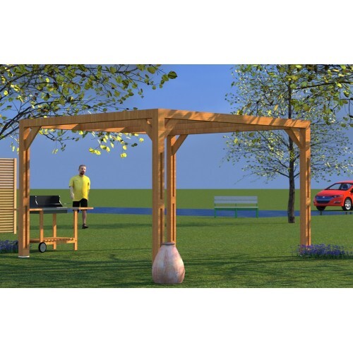 Gazebo pergola legno - gazebo,