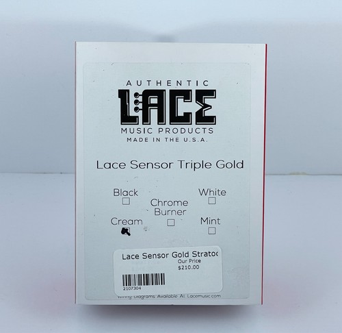 Lace sensor triple gold pickup - lace,