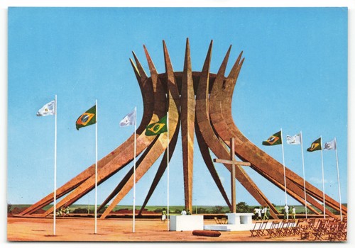 Brasilia the cathedral 1966 - brasilia,