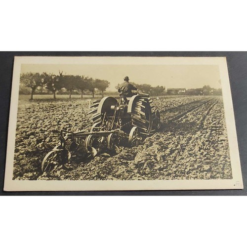 Cartolina trattrice agricola - cartolina,