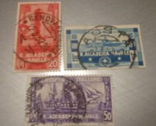 Regno 1931 Regia Accademia Navale Livorno S.60 annulli originali
