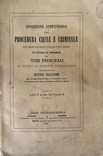 1871/2 Matteo Pescatore, Sposizione compendiosa della procedura civile e crimina