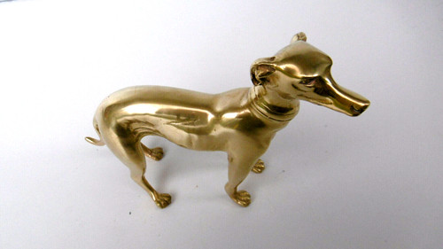Cane levriero bronzo - cane,
