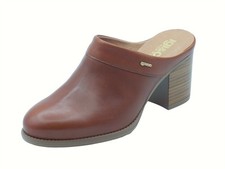 Igi&Co 7682900 Vitello Anticato Cognac Sabot per Donna in pelle tacco alto