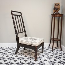 Sedia pantofola vittoriana a